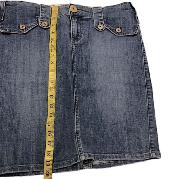 Z. Cavaricci Juniors Size 11 Mini Jean Skirt  Classiccore Preppy Basic Classic - Picture 4 of 5